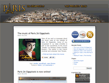 Tablet Screenshot of blog.paris-26-gigapixels.com